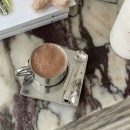 Premium Stainless Steel Thermal Coffee Set – Double-Layered Insulation, Korean-Inspired Design, Includes Cup, Spoon & Plate