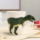 Hand Painted Ceramic Dinosaur Mug – 3D Coffee Cup with Unique Design, 350ml