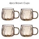 Retro Style Glass Water Jug & Matching Cups