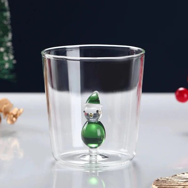 Transparent Christmas Glass Cup With Optional Gift Box - Image 5