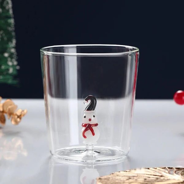 Transparent Christmas Glass Cup With Optional Gift Box - Image 7