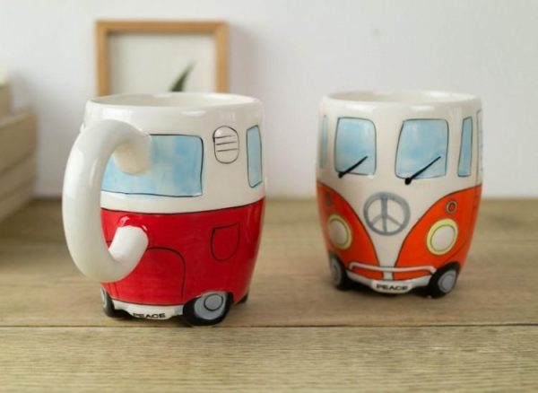 Vibrant Hippie Bus Coffee Mug – Eco-Friendly Ceramic - Image 4
