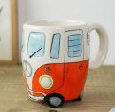 Vibrant Hippie Bus Coffee Mug – Eco-Friendly Ceramic